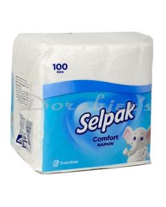 SELPAK COMFORT NAPKIN 1 PLY100