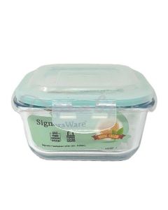 SIGNORAWARE 1708 GLASS SQUARE CONTAINER 520ML