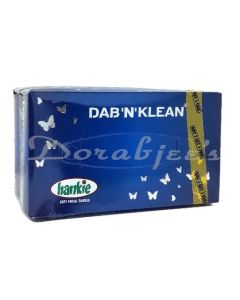 DAB N KLEAN FACE TISSUE BOX 100PULL 2PLY