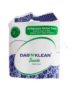 DABNKLEAN KITCHEN TOWEL 2ROLL*2 2PLY 90S