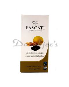 PASCATI ARTISAL CHOCOLATE LEMON & GINGER 75G