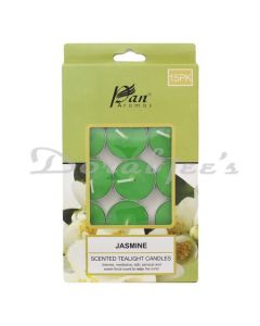 PAN AROMAS SENTED CANDLE JASMINE 150G 15PK