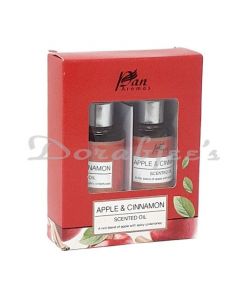 PAN AROMA FRAGRANCE SCENTED OIL APPLE CINNAMON 20ML