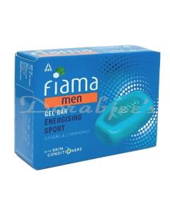 FIAMA MEN ENERGIZING SOAP GEL BAR 125G