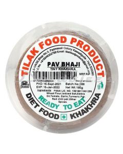 TILAK FOOD PRODUCT TINY  PAVBHHAJI KHAKHRA 200G