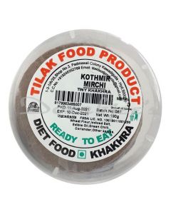 TILAK FOOD PRODUCT TINY  KOTHMIRMIRCHI KHAKHRA 200G