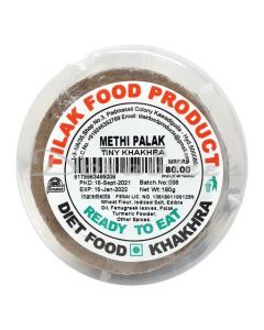 TILAK FOOD PRODUCT TINY  METHI PALAK KHAKHRA 200G