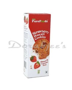 PUREFOODS   STRAWBERRY MUESLI  COOKIES 140G