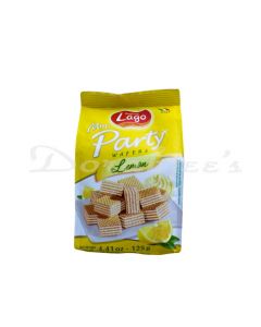 LAGO MINI PARTY WAFERS LEMON 125G