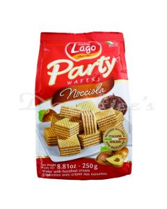 LAGO PARTY WAFERS HAZELNUT 250G