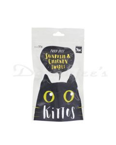 ABK KITTOS SUNFISH & CHICKEN TWIRLS CAT TREAT 35G