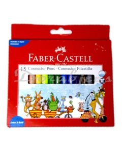 FABER CASTELL 15 COLORS CONNECTOR PENS