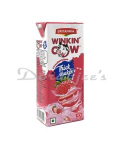 WINKING COW TETRAPAK STRAWBERRY 180ML