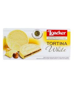 LOACKER WAFER ROLLS GP TORTINA WHITE 63G