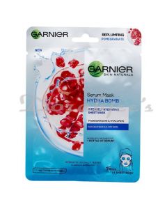 GARNIER HYDRA BOMB POMEGRANATE FACE MASK (BLUE)