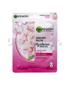 GARNIER SAKURA GLOW HYALURON SERUM MASK (PINK)