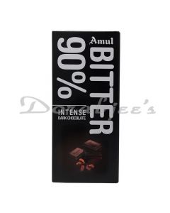 AMUL BITTER CHOCOLATE 90% 150G