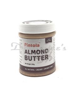 PINTOLA UNSWEETENED CREAMY ALMOND BUTTER 200G