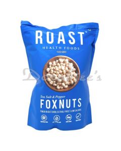 ROAST FOXNUTS SEA SALT PEPPER 80G