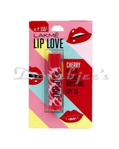 LAKME LIP LOVE LIP GEL LIP CARE  CHAP STICK SPF 15 CHERRY