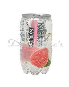 GLINTER SPARKLING DRINK PINK GUAVA 350 ML