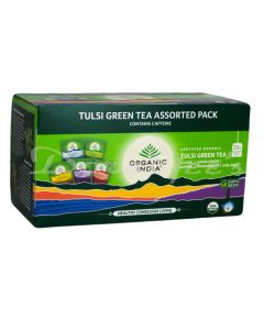 ORGANIC INDIA TULSI GREEN TEA ASSORTED