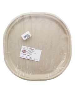 CHUK BIO DEGRADABLE BAGASSE EATSAFE 11 PLATES 25 NOS