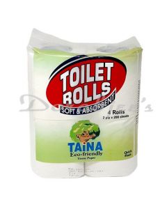 TAINA BATHROOM TOILET ROLLS 4 ROLLS