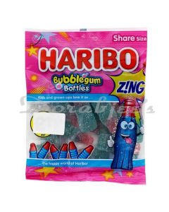 HARIBO GUMMIES BUBBLE GUM BOTTLES 160