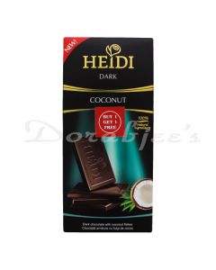 HEIDI CHOCOLATES DARK COCONUT 80G