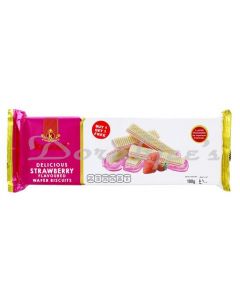 KRAVOUR WAFER ROLL STRAWBERRY 120G