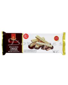 KRAVOUR WAFER ROLL CHOCOLATE 120G