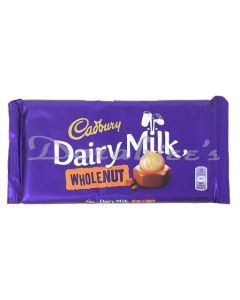 CADBURY CHOCOLATE BAR WHOLE NUT 200G