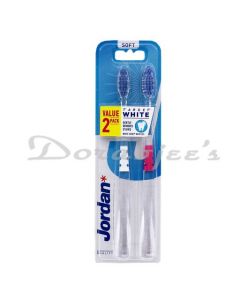 JORDAN TARGET WHITE SOFT TOOTH BRUSH 2PKMTR