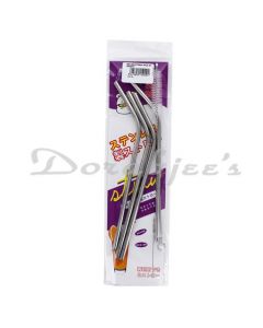 MS4 SS STRAW 4PCS STRAIGHT