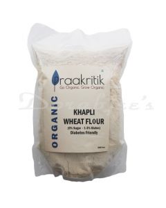 PRAAKRITIK ORGANIC  KHAPLI ATTA 1 KG