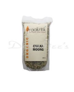 PRAAKRITIK ORGANIC  CHILKA MOONG DAL 500G