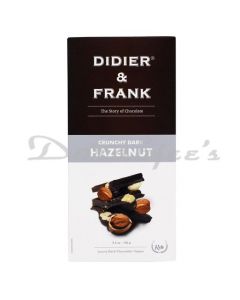 DIDER & FRANK HAZELNUT DARK CHOCOLATE 100G