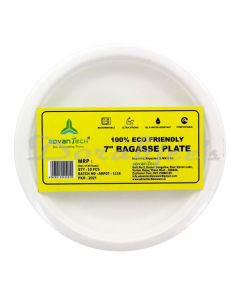 ADVANTECH BIO DEGRADABLE  BAGASSE 7 PLATE 10S