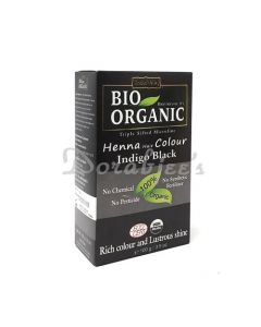 INDUS VALLEY BIO ORGANIC HIBUSCUS BLACK HENNA 100G