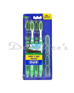 ORAL B PH NEEM SOFT TOOTH BRUSH 123 4*1 WITH CAP