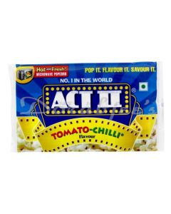 ACT II MICROWAVABLE POPCORN TOMATO CHILLY 106G