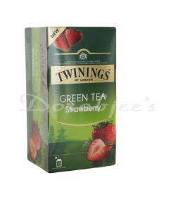 TWINING GREEN TEA STRAWBERRY 25S