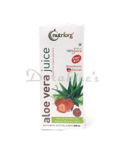 NUTRIORG ALOE VERA JUICE STRAW 500ML