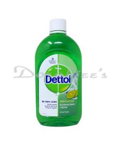 DETTOL DISINFECTANT HYGIENE LIQUID LIME 1L