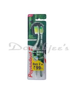 PEPSODENT BAMBOO SALT TOOTH BRUSH SOFT 2PC