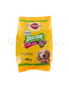 PEDIGREE BISCROK DOG BISCUITS WITH MILK & CHICKEN 500G