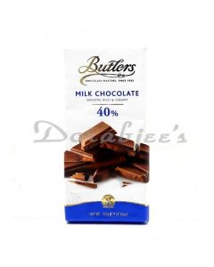 CT CHOCOLATES BUTLERS 40% MILK SILKY 100G