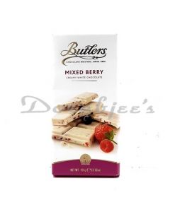 CT CHOCOLATES BUTLERS MIXED BERRY WHITE 100G