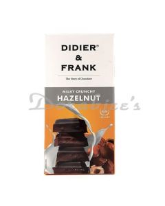 DIDER & FRANK HAZELNUT MILK CHOCOLATE 50G